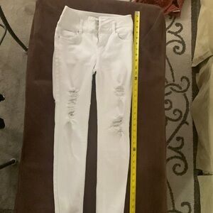 Refuge Ibiza white stretchy denim skinny jean Size 3
